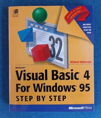 Microsoft Visual Basic 4 Step by Step by Mike Halvorson and Michael Halvorson...