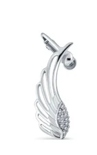 Angel bird Wing Crystal ear cuff climber