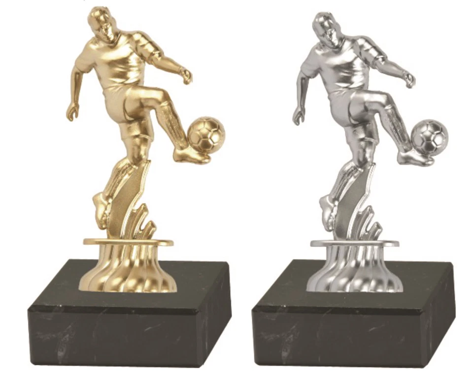 DECADE Fußball Pokal Kindergeburtstag Pokal Fußballpokal Beschriftung nicht Vergesse