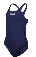 Arena Performance Solid Team Swim Pro Badeanzug MäDchen - Navy/Weiß GR:110