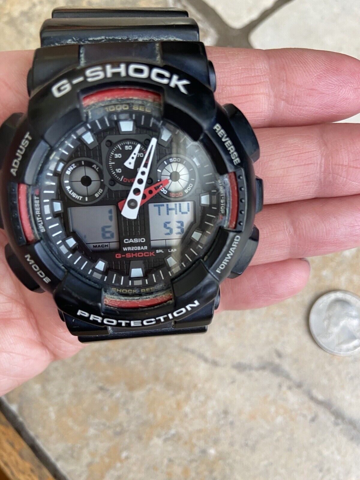 Vtg Casio G-Shock ga-100 5081 Watch | eBay