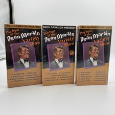 The Dean Martin Celebrity Roasts VHS - Lot of 3 Sealed - Vol 1,2 and Best 2002