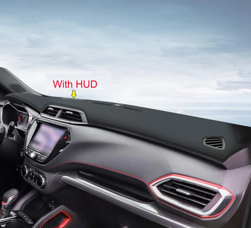 For Chevy Trailblazer 21-23 Leather Non-slip Dash Board Mat Dashboard Carpet 1p Foto 3 de 4