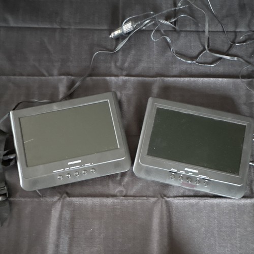 Sylvania SDVD1010 10.1in Dual Screen Headrest DVD Player USB Remote