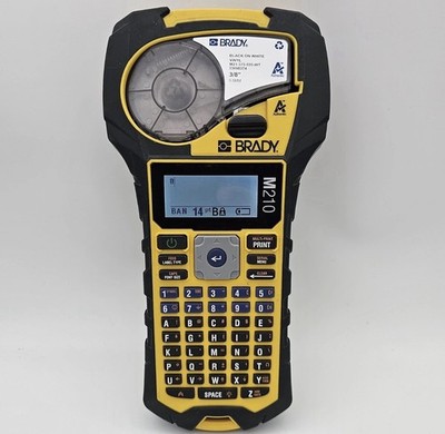 Brady M210 Label Maker Portable Handheld Printer Tested Works Industrial AA Batt