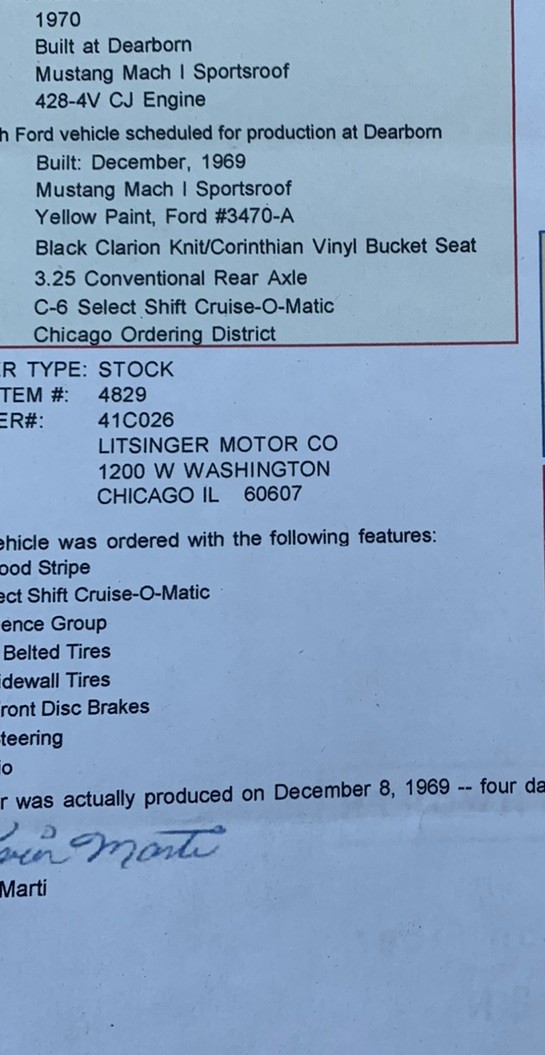 1970 Ford Mustang for sale in Hattiesburg Mississippi