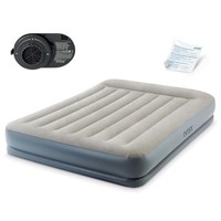 6941057422848 Materac Dmuchany 203X152X30 Cm Z Wbudowaną Pompką Elektryczną Inte