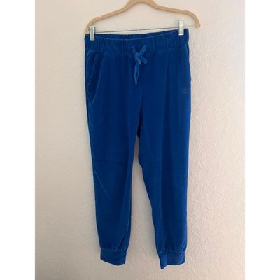 Juicy Couture Blue Velour Jogger Sweatpants Size M