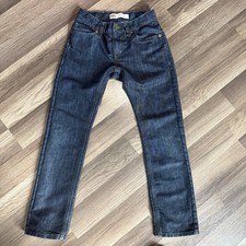 Levi's 511 Slim Fit Boys Blue Dark Wash Denim Jeans W26 L26 Size 12 REG