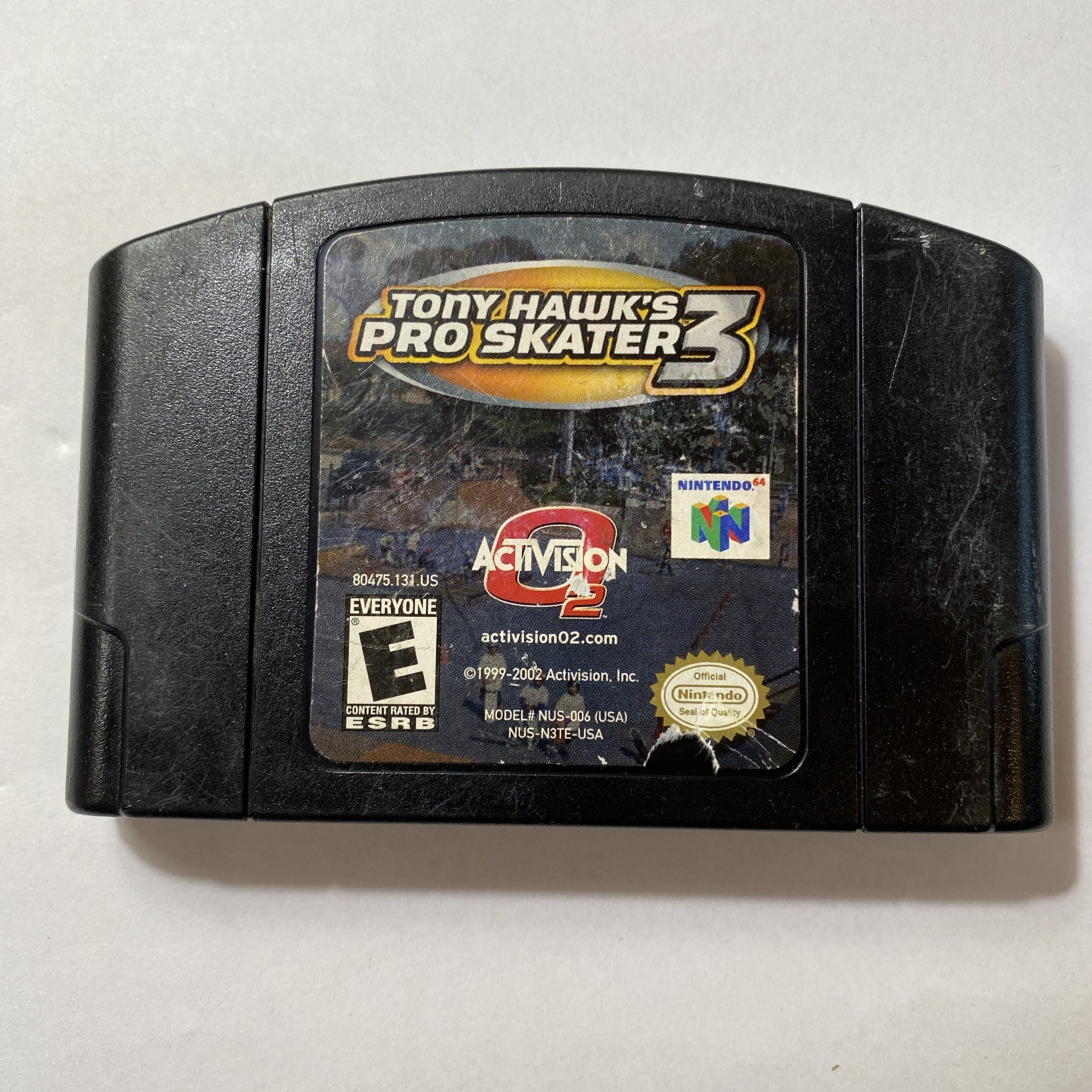 Tony Hawk's Pro Skater 3 Nintendo 64 (N64) Authentic. Tested & Working