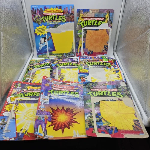 Teenage Mutant Ninja Turtles Vintage Card Backs Only TMNT Unpunch Ralph Bebop