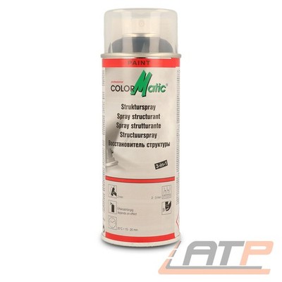400ml COLORMATIC STRUKTUR KUNSTSTOFF SPRAY LACK SCHWARZ KFZ 31292896