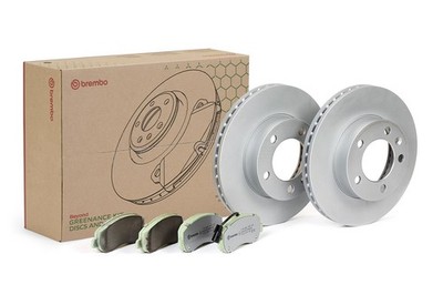 Bremsensatz Scheibenbremse BEYOND LINE - Greenance BREMBO KT 10 034 für OPEL X62