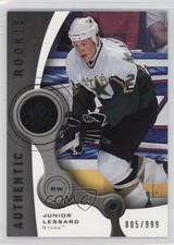 2005-06 SP Game Used Edition Authentic Rookies 805/999 Junior Lessard #177 t4m