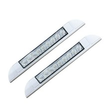10 inch RV LED Awning Porch Light Fixture, 6000K Cool 10 Inch White Finish
