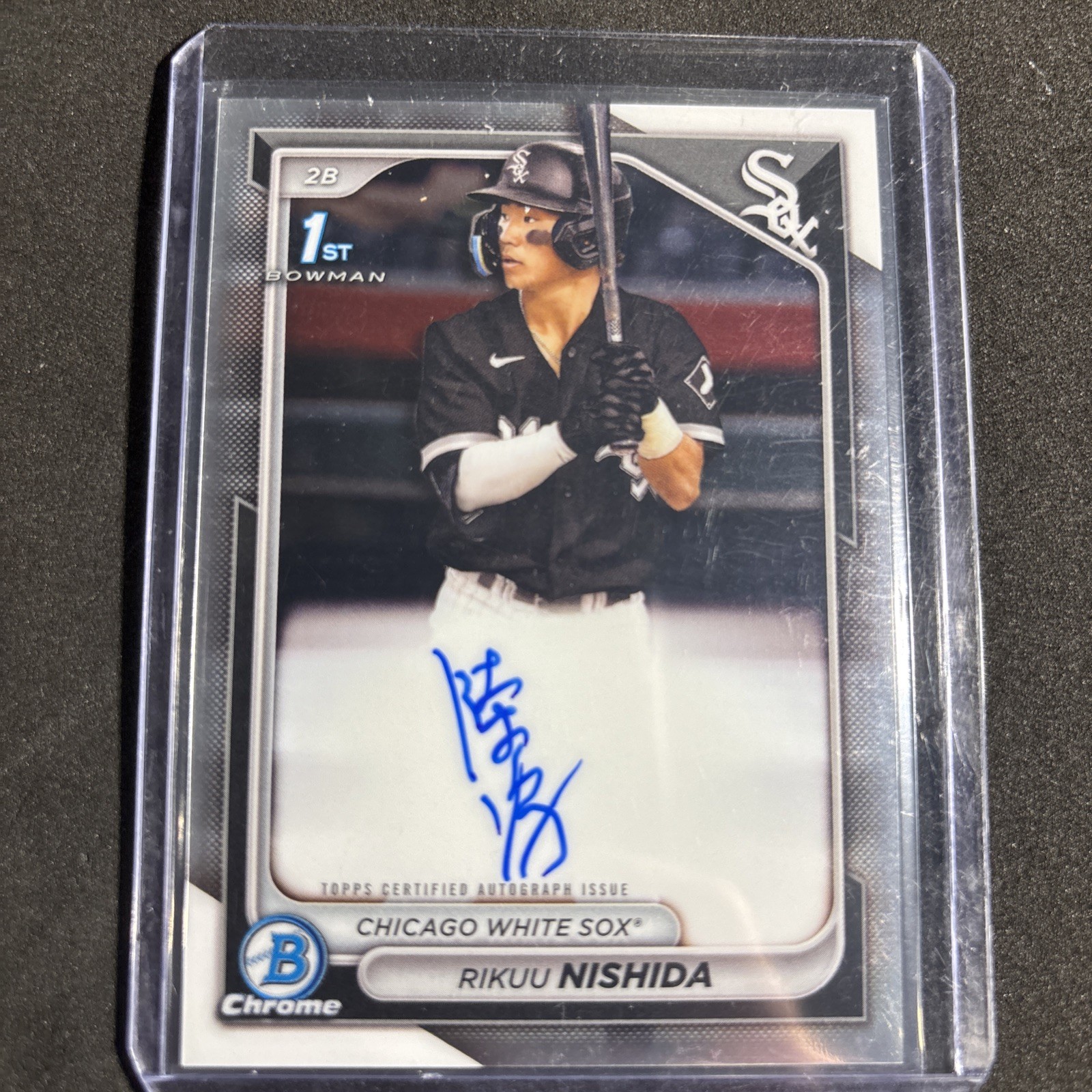 Rikuu Nishida 2024 Bowman - Chrome Prospect Autographs #CPA-RN (AU, RC)