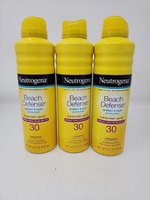 (3x) Neutrogena Sunscreen Spray Water+Sun Protection SPF 30 6.5 oz. (184 g) 3.04 per gallon