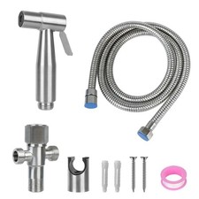 Handheld Bidet Toilet Sprayer Set Wall Mounted Toilet Spray Bathroom Gun