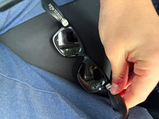 Ray-Ban Brown Flip Top Hard Faux Leather Case for Glasses/Sunglasses