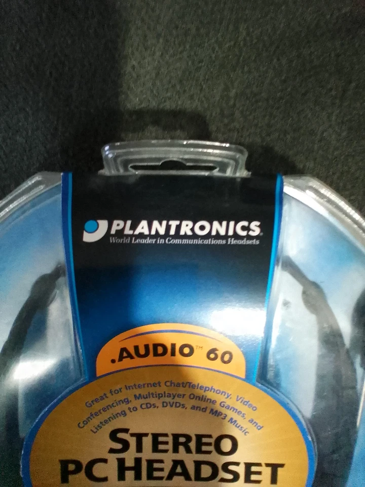 Plantronics Audio 60 Foldable Stereo PC Gaming Headset w/ Mute & Volume Control - Image 3 of 4