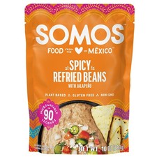 Somos Beans Refried Spicy 10 OZ Pack Of 6
