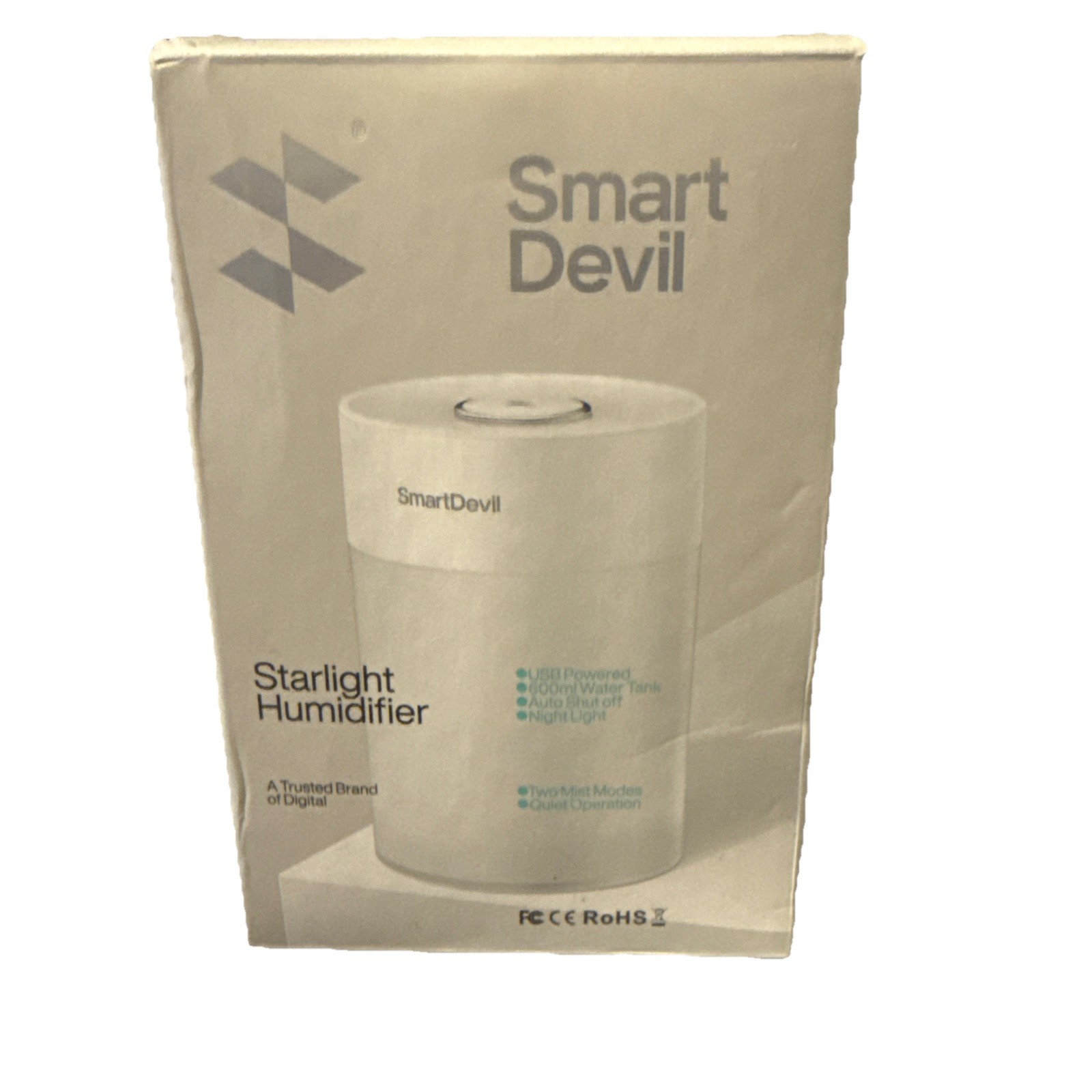 Auto Shut-off Whisper-quiet Night Light 2 Mist Modes