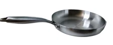 Lolykitch 10” Stainless Steel Stir Fry Pan / Tri-Ply Frying Pan - Oven Safe