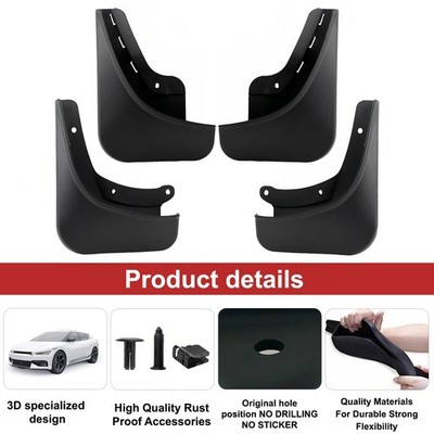 Mud Flaps Splash Guards For 2024 2025 2026 Tesla Model 3 MudGuards