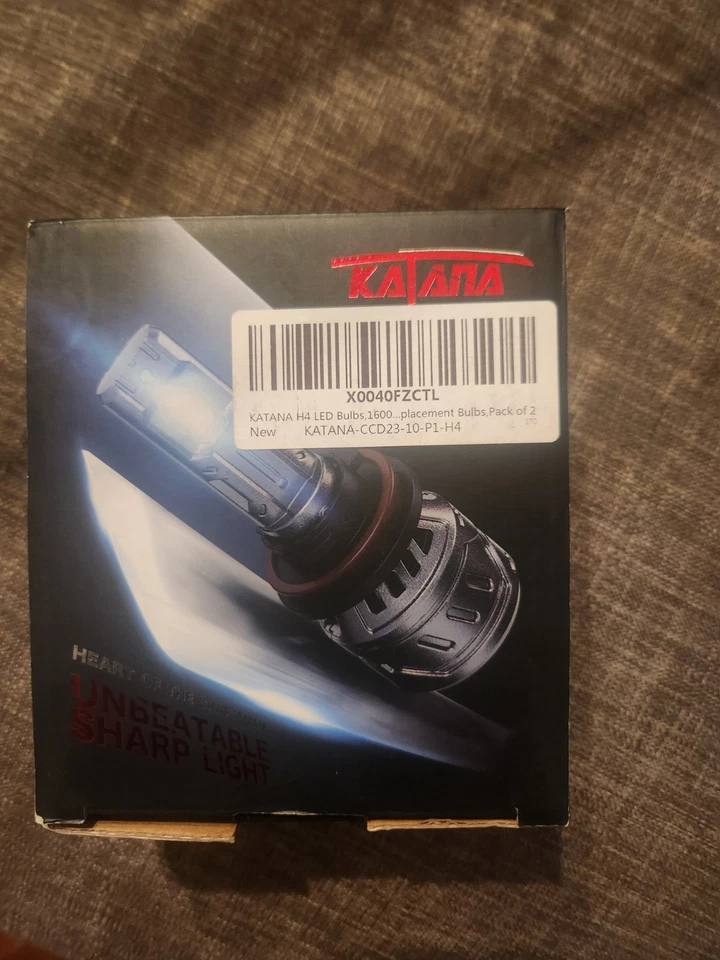 Katana LED Headlight Bulbs Ultra-White Super Laser Technology - Image 2 of 3