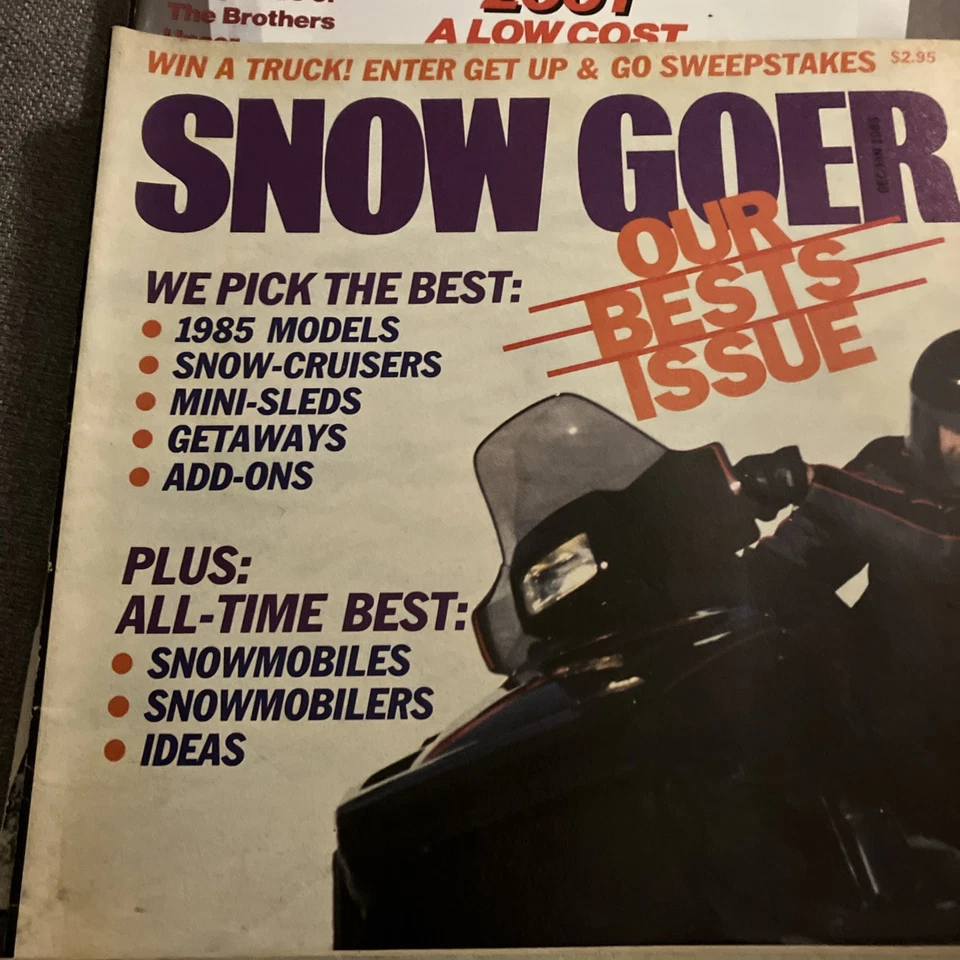 Vintage Snow Goer Magazine Lot Of 8 1976-1982 1970s 1980s Snowmobile - Image 4 of 4