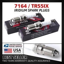 Hot sales 2Pcs Brand New OEM Spark Plug 7164 TR55IX Replacement For Chevy GMC