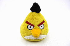 2010 Angry Birds Yellow Chuck 6" Plush Stuffed Animal Commonwealth Toys No Sound