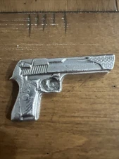 5 oz Hand Poured Bison Bullion Desert Eagle Silver Gun