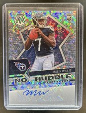 2022 Panini Mosaic Malik Willis Auto RC No Huddle Rookie #ANH-MW Titans