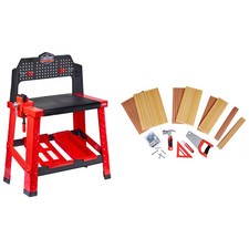 Little Tikes Creative Construction Workbench with 15+ Accessories: Toy Tools