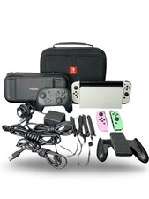 Nintendo Switch OLED Model (White) – 64GB – Complete Bundle