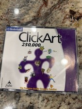 ClickArt 250,000 Premium Quality Graphics Broderbund CD-ROM Windows