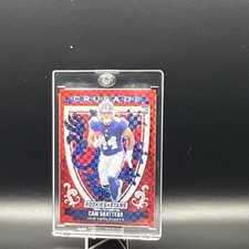 2025 Panini Rookies & Stars Cam Skattebo Crusade Red Plaid Rookie Giants #21