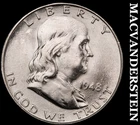 1948-D Franklin Half- Full Bell Lines Choice Gem Brilliant Unc+++ Silver #i2061