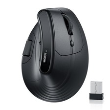 Ergonomic Vertical Mouse, Wireless Rechargeable Mouse with LED Display, 7-Lev...