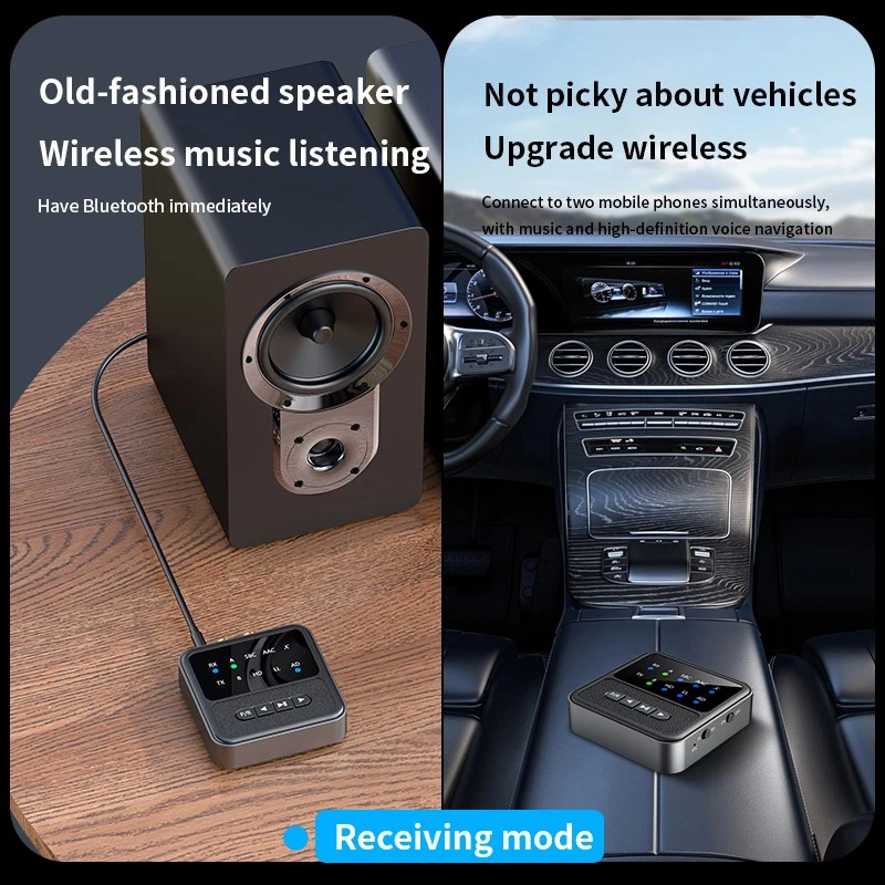 Bluetooth-kompatibler 5.4-Audio-Adapter APTX-Empfänger und -Sender 2-in-1 - Bild 3 von 4