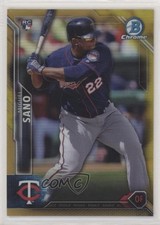 2016 Bowman Chrome Gold Refractor 5/50 Miguel Sano #27 00et