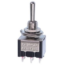 On-Off-On Mini Latching Toggle Switch DPDT