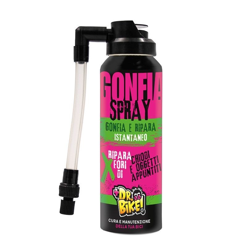 gonfia e ripara spray 125ml Dr Bike antiforatura
