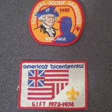 Boy Scouts 2-Patch Lot: 1981 National Scout J...