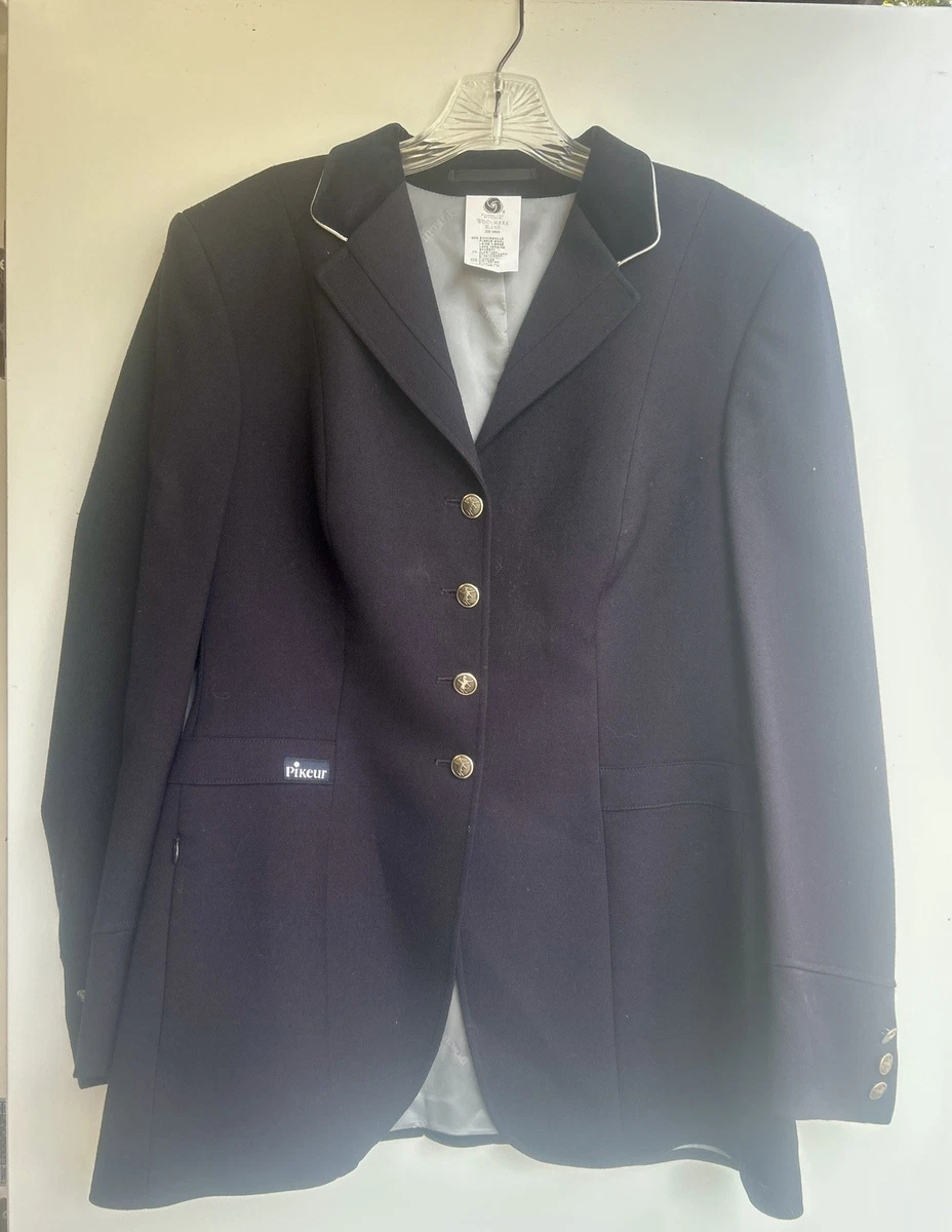 Veste Pikeur Show Femme – Noir/gris, Taille US 2 / UK 6, Occasion