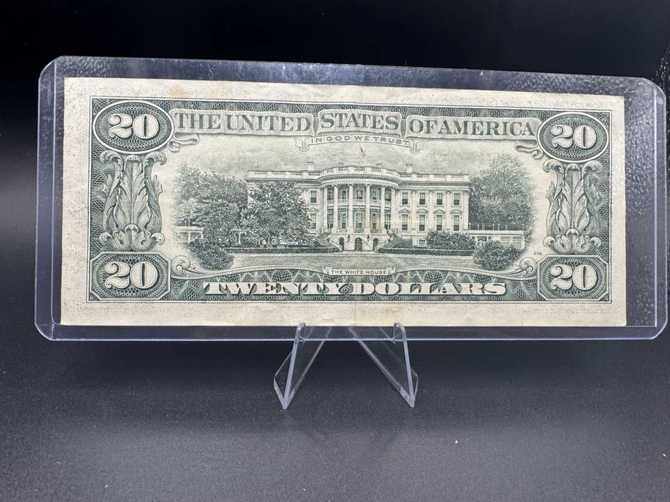 💵 1988A $20 Bill 💵 Old Style Federal Reserve Note B01060234C Rare Vintage 💰 - Image 2 of 2