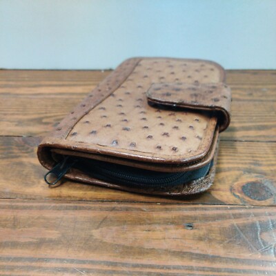 heritage leather 財布 MCCLINTOCK HERITAGE COLLECTION~Ostrich Clutch Wallet~GORGEOUS