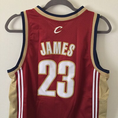 Vintage LeBron James #23 Cleveland Cavaliers Red Swingman