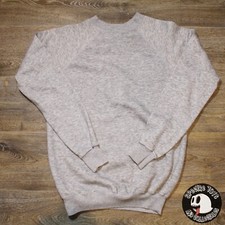Vintage 80's Hanes Heather Grey Sweater Pullover Made in USA- Womans Size Large